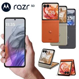 新品 スマホ スマートフォン | モトローラ MOTOROLA razr 50 | 折りたたみ 5G | 6.9インチ FHD+ pOLED | 容量 512GB | メモリ 12GB | 指紋 顔認証 | 防水 IPX8 | NFC・USB-C | 選べる3色