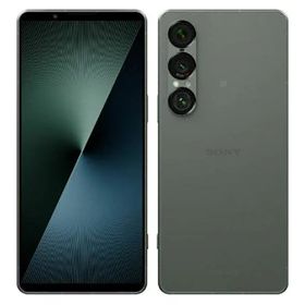 【中古】【安心保証】 Xperia 1 VII SOG15[256GB] au モスグリーン