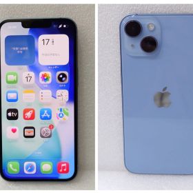 5-20 Apple iPhone14 128GB 本体 日本国内販売モデル ブルー 本体 SIMフリー バッテリー容量89％ 【中古品】