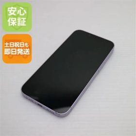 美品 SIMフリー iPhone14 128GB パープル スマホ 土日祝発送 即日発送 03000