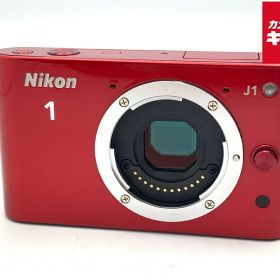 【中古】 【良品】 ニコン Nikon 1 J1 ボディ レッド 【ミラーレス一眼】
