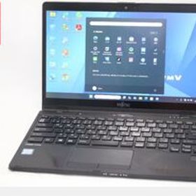 中古 フルHD タッチ 13.3型 Fujitsu LIFEBOOK U939XC Windows11 第8世代 i5-8365U 8GB 128GB-SSD カメラ 無線 Office付き 中古 管:1443v