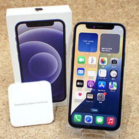 【中古 訳あり】Face ID不良 SIMロック解除 Softbank iPhone 12 mini 128GB ブラック MGDJ3J/A 本体 SIMフリー 制限〇 一括購入(QCA1451-1)
