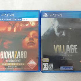 [PS4] BIOHAZARD 7 Resident Evil + BIOHAZARD 8 Village - バイオハザード レジデント イービル + ヴィレッジ ゲームソフト2本セット