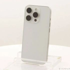 ソフマップ 〔中古品〕 iPhone15 Pro 128GB ホワイトチタニウム MTU83J／A SIMフリー【276】