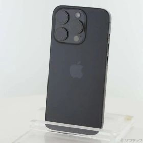 ソフマップ 〔中古品〕 iPhone15 Pro 128GB ブラックチタニウム MTU73J／A SIMフリー【305】