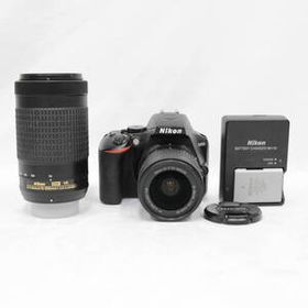 ☆Nikon ニコン D3500 / DX VR AF-P 15-55㎜ 1:3.5-5.6G / DX VR AF-P 70-300㎜ 1:4.5-6.3G ED デジタル一眼 カメラ 2505-K0269K(NT)