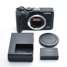 B#11684 Canon ミラーレス一眼カメラ EOS M6 Mark II ボディー ブラック EOSM6MK2BK-BODY
