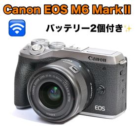 Canon EOS M6 Mark II ズームレンズキット★Wi-Fi機能付き