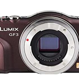【中古】Panasonic ミラーレス一眼カメラ LUMIX GF3 ボディ センシュアルブラウン DMC-GF3