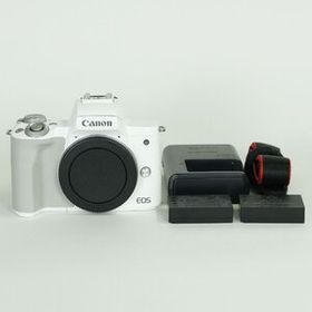 [美品 | バッテリー2個付] Canon EOS Kiss M2 [ボディ ホワイト] | Canon EF-Mマウント