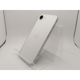 【中古】Apple 国内版 【SIMフリー】 iPhone 16e 128GB ホワイト MD1R4J/A【ECセンター】保証期間１ヶ月【ランクA】