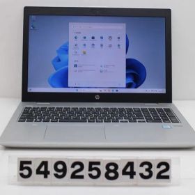 hp ProBook 650 G4 Core i5 8250U 1.6GHz/8GB/256GB(SSD)/Multi/15.6W/FHD(1920x1080)/Win11 【549258432】