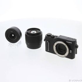 〔中古〕Panasonic(パナソニック) LUMIX DC-GF10W-K ダブルレンズキット (ブラック)〔262-ud〕