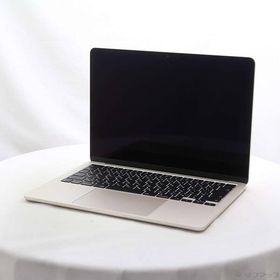 〔中古〕Apple(アップル) MacBook Air 13.6-inch Early-2024 MXCU3J／A Apple M3 8コアCPU_10コアGPU 16GB SSD512GB スターライト 〔macOS v26.3.2〕〔258-ud〕