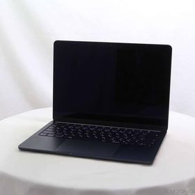 〔中古〕Apple(アップル) MacBook Air 13.6-inch Late-2024 MC8Q4J／A Apple M3 8コアCPU_10コアGPU 24GB SSD512GB ミッドナイト 〔15.3 Sequoia〕〔262-ud〕