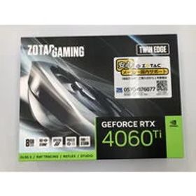 中古 ZOTAC ZT-D40610E-10M(RTX4060Ti 8G Twin Edge) 175557 状態： Cランク