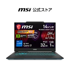 NVIDIA GeForce RTX 4050 Laptop GPU/Core i7-13620H/14インチ/144Hz/32GB/1TB（M.2 NVMe）/最大6時間（JEITA 3.0 動画再生時）、最大9時間（JEITA 3.0 アイドル時）/約1.6kg/ゲーミングノートPC/Cyborg-14-A13VE-3302JP