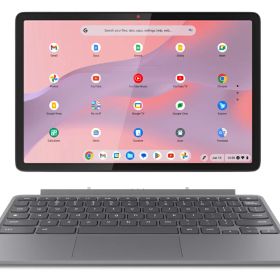 Lenovo｜レノボ 10.95型 2in1 ノートパソコン Lenovo Chromebook Duet Gen9 ルナグレー （MediaTek Kompanio 838/ メモリ 4GB/ ストレージ 128GB eMMC） 83HH000UJP