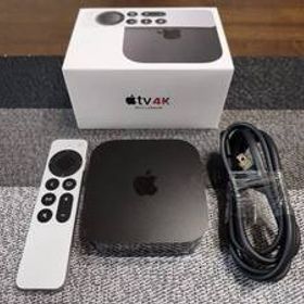[美品] Apple TV 4K Wi-Fi + Ethernetモデル 128GB MN893J/A (第3世代, アップル)