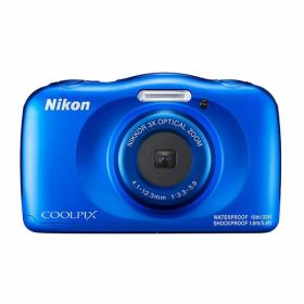 【中古】【1年保証】【美品】Nikon COOLPIX W150 ブルー