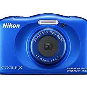 【中古】「ほぼ新品」Nikon デジタルカメラ COOLPIX W150 防水 W150BL クールピクス ブルー