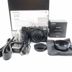 【中古】【1年保証】【並品】FUJIFILM X70 ブラック