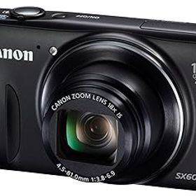 【中古】Canon デジタルカメラ Power Shot SX600 HS ブラック 光学18倍ズーム PSSX600HS(BK)