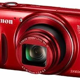 【中古】【非常に良い】Canon デジタルカメラ Power Shot SX600 HS レッド 光学18倍ズーム PSSX600HS(RE)