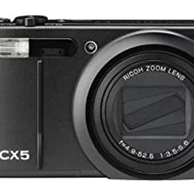 【中古】RICOH ハイブリッドAFシステム搭載 光学10.7倍ズーム CX5 ブラック CX5BK