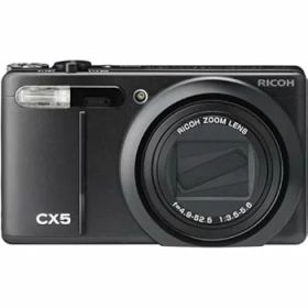 【中古】【整備済み品】 RICOH ハイブリッドAFシステム搭載 光学10.7倍ズーム CX5 ブラック CX5BK (整備済み品)