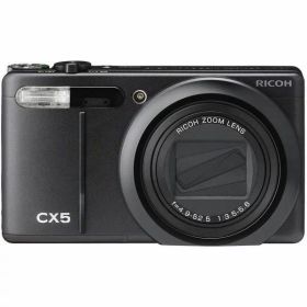 【中古】リコー RICOH ハイブリッドAFシステム搭載 光学10.7倍ズーム CX5 ブラック CX5BK当店保証30日間 人気モデル 高画質 売れ筋