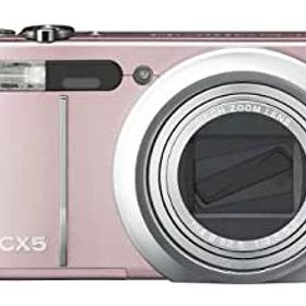 【中古】 RICOH リコー ハイブリッドAFシステム 光学10.7倍ズーム CX5 ローズピンク CX5RP