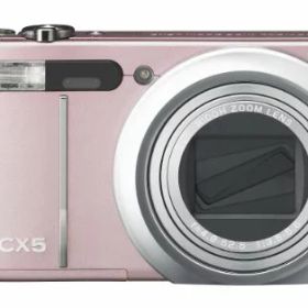 【中古】「非常に良い」RICOH ハイブリッドAFシステム搭載 光学10.7倍ズーム CX5 ローズピンク CX5RP
