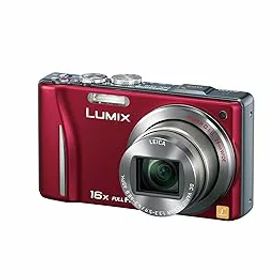 【中古】パナソニック デジタルカメラ LUMIX TZ20 レッド DMC-TZ20-R