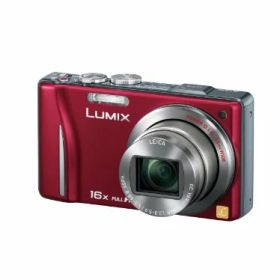 【中古】［状態良好］パナソニック デジタルカメラ LUMIX TZ20 レッド DMC-TZ20-R