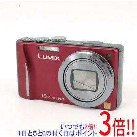 【1日と5.0のつく日、18日はポイント3倍！】【中古】Panasonic LUMIX DMC-TZ20-R レッド/1410万画素
