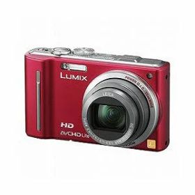 【中古】パナソニック デジタルカメラ ルミックス レッド DMC-TZ10-R