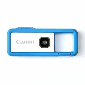 【中古】【1年保証】【美品】Canon iNSPiC REC FV-100 ブルー
