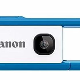 【中古】（非常に良い）Canon カメラ iNSPiC REC ブルー (小型/防水/耐久) アソビカメラ FV-100 BLUE