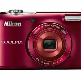 【中古】 Nikon デジタルカメラ COOLPIX L30 5倍ズーム 2005万画素 乾電池タイプ レッド L30RD