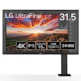 LG(エルジー) USB-C接続 PCモニター LG UltraFine Display Ergo 32UN880K-B ［31.5型 /4K(3840×2160） /ワイド /61Hz］ 32UN880K-B