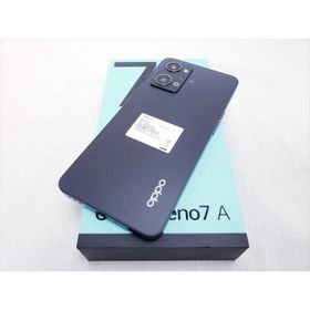 (中古) OPPO Reno7 A スターリーブラック /CPH2353 【国内版 SIMFREE】、SIMフリー