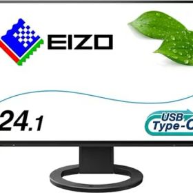【中古】 EIZO FlexScan EV2485-BK (24.1型/1920×1200/フレームレスモニター/アンチグレアIPS/疲れ目軽減/ブラック)
