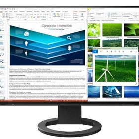 EIZO ビジネススタンダードモニター | FlexScan EV2485-BK | 24.1型1920×1200・USB Type-C(70W給電)・スタンド可動・ブラック