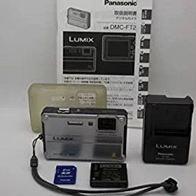 【中古】パナソニック デジタルカメラ ルミックス ソリッドシルバー DMC-FT2-S