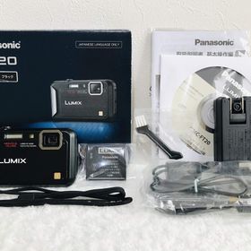 【中古】【非常に良い】パナソニック デジタルカメラ ルミックス 防水モデル エスプリブラック DMC-FT20-K