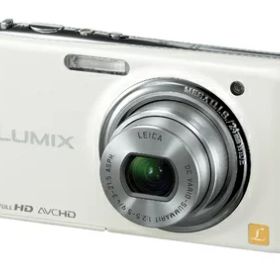 【中古】 パナソニック デジタルカメラ LUMIX FX77 リリーホワイト DMC-FX77-W