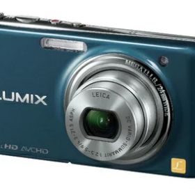 【中古】 パナソニック デジタルカメラ LUMIX FX77 スエードブルー DMC-FX77-A