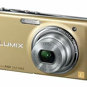 【中古】(非常に良い)パナソニック デジタルカメラ LUMIX FX77 レオパードゴールド DMC-FX77-N